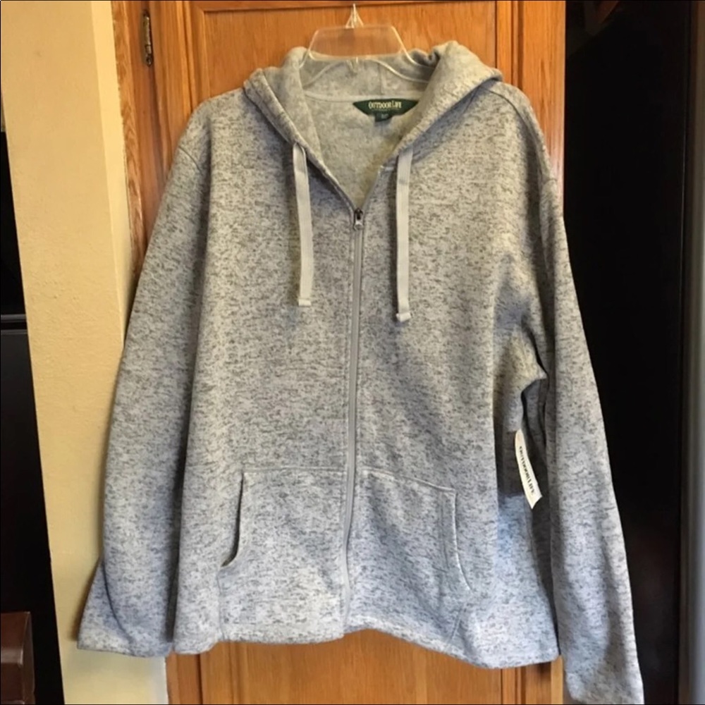 Men’s outdoor life zip up hoodie
